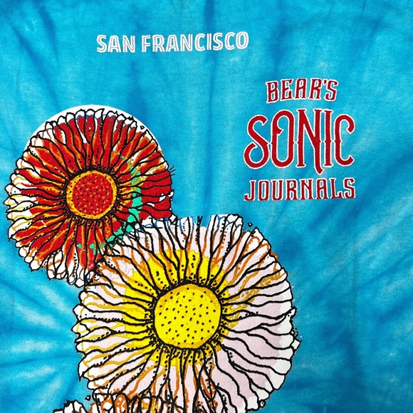 NWOT Johnny Cash Official Carousel Ballroom San Fran Tie Dye T-Shirt Unisex S - Picture 4 of 6